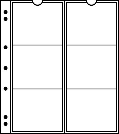 NUMIS møntlommer - Til 55 mm ø - Pakke med 5 stk.