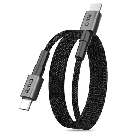 Tech-Protect Ultraboost DNA MagTwist USB-C PD-kabel 100W / 5A 200 cm - Grå