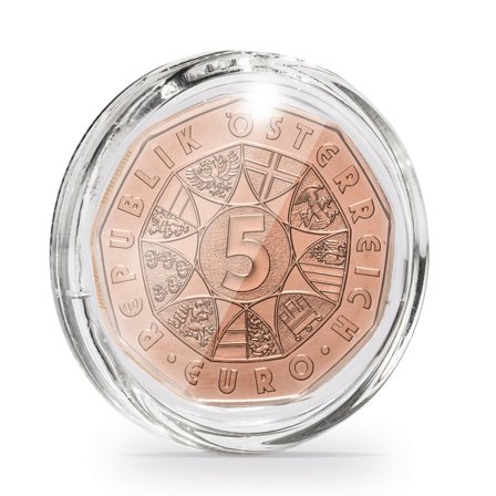 ULTRA møntkapsler - Perfect fit til østrigsk 5 Euro - 28,5 mm