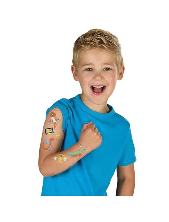SES Creative Tattoos For Children - Multi/patterned - ONE SIZE