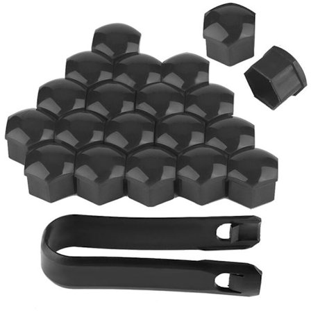 20 stk. 21mm Bilhjulsmøtrik Auto Navskrue Tyverisikringsbeskyttelseshætte