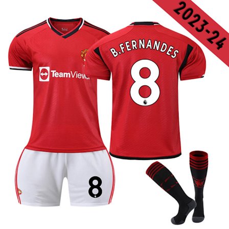 23- Manchester United Kids hemmatröja nr 8 B. Fernandes