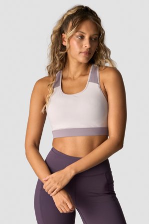 ICANIWILL - Mirage Sports Bra Light Dusty Purple - Sports-BH - Damer - Træningstøj fra ICIW