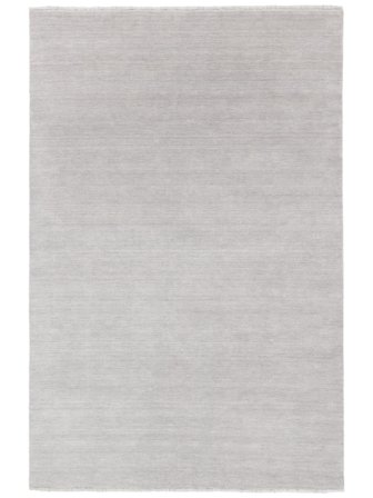 Handloom Fringes 200X300 Silbergrau Wollteppich