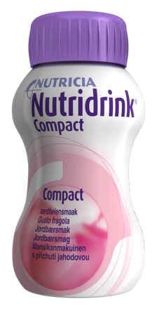 Nutridrink Compact næringsdrikk jordbær 4x125 ml
