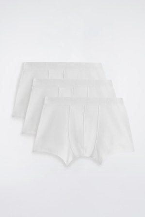 COS Homme Lot De 3 Boxers Côtelés in Blanc