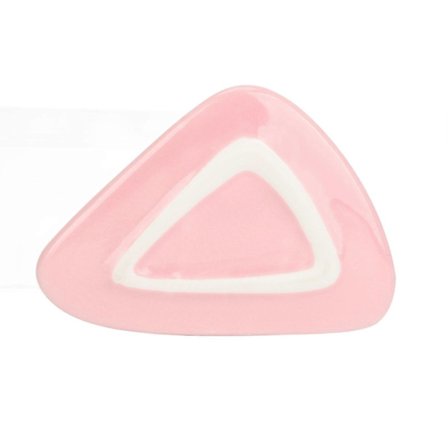 Triangelformad Gua Sha Skrapningsmassageverktyg i Keramik, Muskelsmörjande Ansiktsmassagerbräda för Ansikte, Huvud, Axlar, Knä, Arm, Hals, Vad