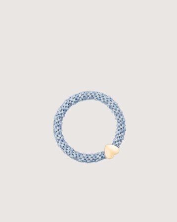 Dark Department Fat Hair Tie W/Gold Sininen Asusteet Tytöt - Kids Brand Store