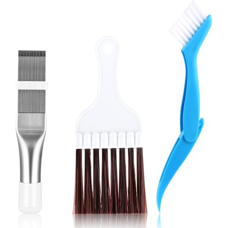 Pieces Aircondition Kølefinne Kam, Aircondition Børst, Fin Rengøringsbørste, Aircondition Kam, til Rengøring af Radiator, Fordamper, Køleskab