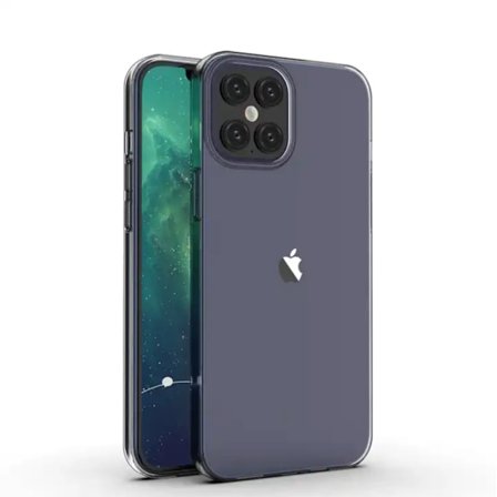 iPhone 13 PRO Cover Gennemsigtig TPU Transparent Slidstærk