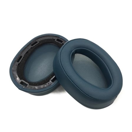 Bløde læder ørepuder ørepuder til MDR-100ABN WH-H900N hovedtelefon runde ørepuder udskiftning af ørepuder