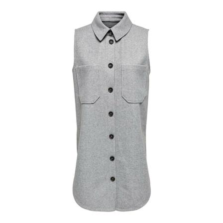 Only, Vests Grijs, Dames, Maat:XL