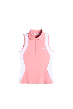 J.Lindeberg - Krissi Sleeveless Polo - Golf - Pink - Women - L