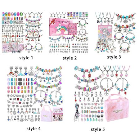 DIY Armbåndsfremstillingskit til Piger 2023 - Perler og Smykker