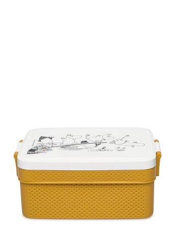 Moomin, Lunchbox, Grey Yellow Rätt Start