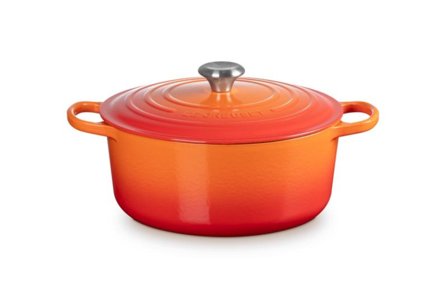 Le Creuset Støpejernsgryte Signature Volcanic 6,7L