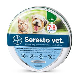 Seresto Vet. Loppehalsbånd, Kat & Hund