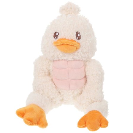 Muskelgroda Gosedjur för Barn Hushålls Dekorativ Leksak Beige[D]