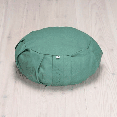 Yogiraj Meditation Cushion Round, Moss Green