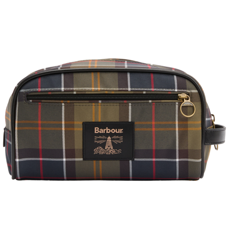 Barbour M's Tartan Washbag Classic/Beacon