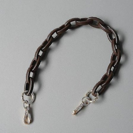 Axelrem i harts med kedja i akryl för aftonväska