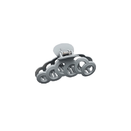 Complement Gummerad Klämma Med Ringar 9 Cm Accessoarer & tillbehör Dam Grå