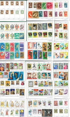 Ungarn - 4000 frimærker - Stemplet - Opsat i udvalgshæfter