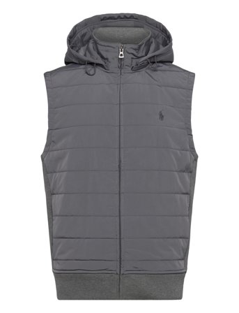 Polo Ralph Lauren Hybrid Hooded Vest - Grey - M