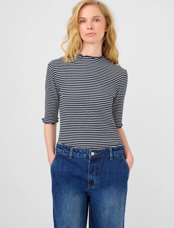 Karen By Simonsen Candacekb Stripe Ss - Black - XS