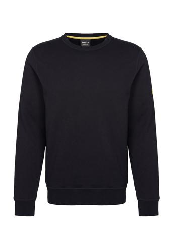 B.intl Racer Badge Swt Sweat-shirt Genser Svart Barbour*Betinget Tilbud