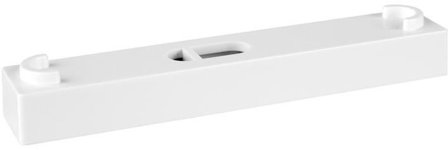 Faluplast 16410 Distanskloss 10 x 90 mm, för dubbelklämma, vit, Installation