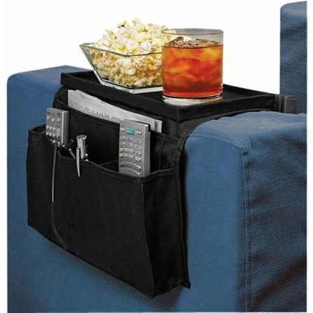 Oppbevaringsveske for sofa, armlenslomme, sofabrett oppbevaringsveske, hengende oppbevaringsveske-MHB