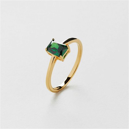 Camille Emerald Ring