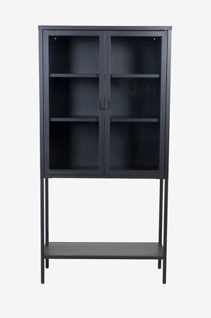 Venture Home - Vitrineskap Malmby - Svart - Skap - Fra Homeroom