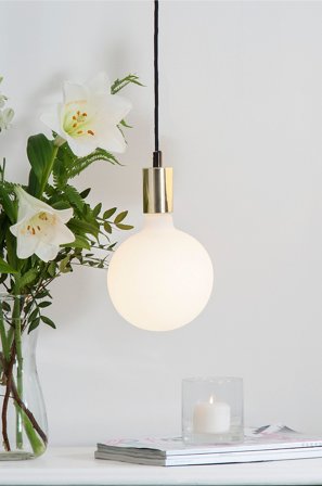 Jotex - Ledningssett E27 Stil Brass - Kjøp E27 hos Jotex