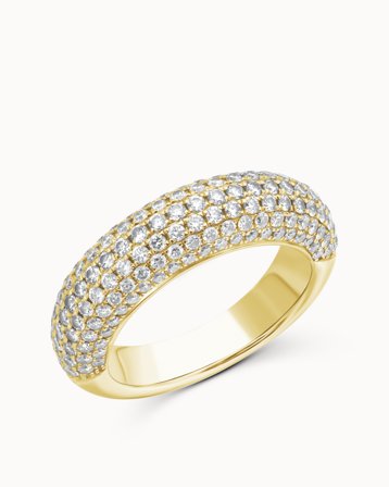 Portofino Grande diamantring i 18K gulguld