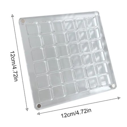 Magneettinen Seashell Display Box Seashell Säilytyslaatikko 36 GRID 36