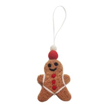 Julehengepynt Vevingheng PEPPERKAKEMANN Gingerbread Man