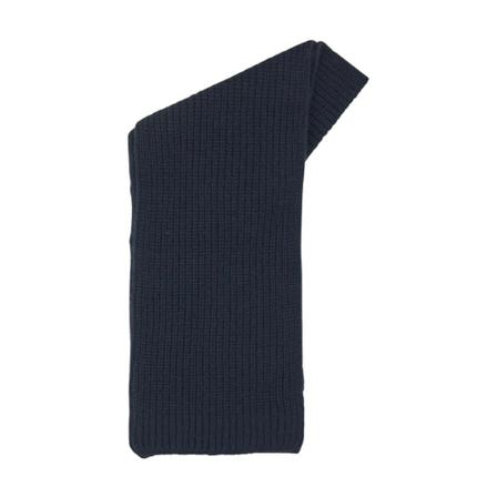 Closed Ribbed Knit Scarf blå, Dam Sjalar, Dam, Storlek: ONE SIZE