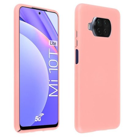 Suojakuori - AVIZAR - Xiaomi Mi 10T Lite - Pehmeä silikoni - Vaaleanpunainen - Pehmeä viimeistely