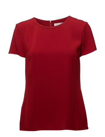 Ilyna Blouses Short-sleeved Röd BOSS