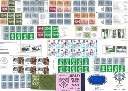 England og Jersey - Pakke med 45 forsk. hæfter - Postfrisk