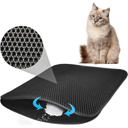 Smidig Kattlåda matta, kattsand matta 50x40cm