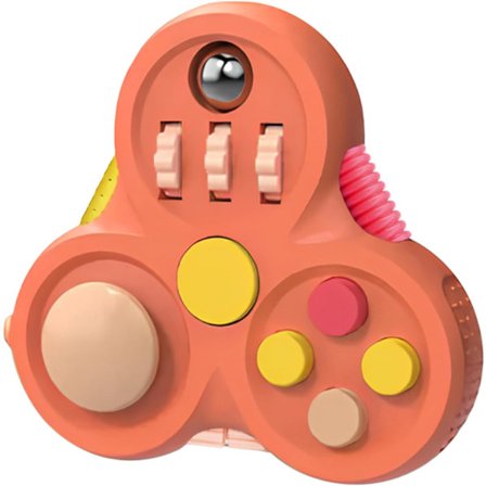 Fidget Legetøj til Voksne, 1 STK Fidget Pad Påske Kurv Fyld til Drenge Piger, Sensorisk Legetøj Stress Relief Cube Clicker Controller, ADHD Autisme 