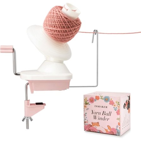 Garnvinda, Rosa Garnnystvinda för Virkning Handdriven, Hjälpredan för Stickningsentusiaster