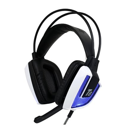 T8 Driver LED Blinkende Vibration Gaming Hovedtelefon Headset Med Mikrofon