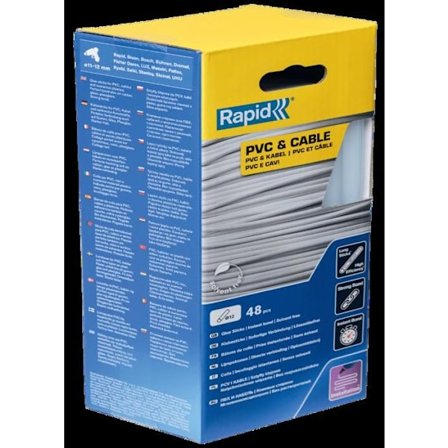 Limstift - Rapid - 12 mm - 48 pinnar - PVC - Harts - Inredning