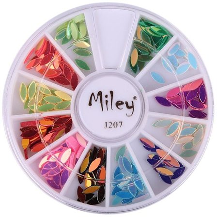 Rundel - Miley - J207 - Nageldekorationer - Ca: 150 st
