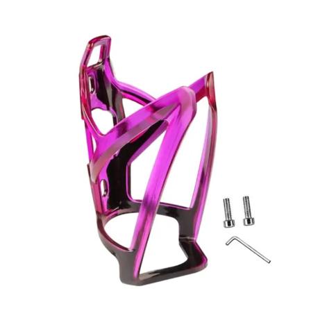 Pyörän vesipulloteline PC Ultralight Juomatelinettä Kantaja Pyörän Veden Juomateline Maantiepyöräilytarvikkeet Ruuveilla Black Violet