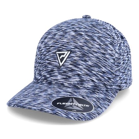 Padelville - Azul flexfit Gorra - B/W Insignia Delta Melange Navy Flexfit @ Hatstore